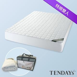 【TENDAYS】備長炭床包型保潔墊(特規雙人 7尺)