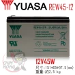 【CSP】YUASA湯淺REW45-12高率型密閉式鉛酸電池(不漏液 免維護 高性能 壽命長)
