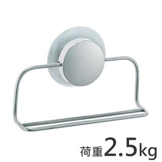 【ASVEL】不鏽鋼吸盤毛巾架(免打孔 使用方便)