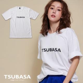 【TSUBASA灑落運動衣】ELEMENT 女款 貴絲棉T-Shirt 白色(圓領T恤 白T恤 寬鬆休閒 短袖T恤)