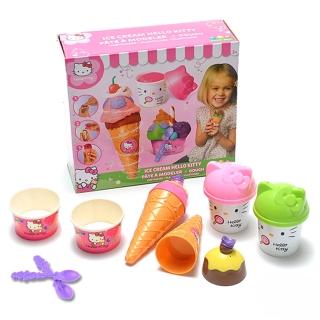 【HELLO KITTY】冰淇淋派對黏土組(平輸品)