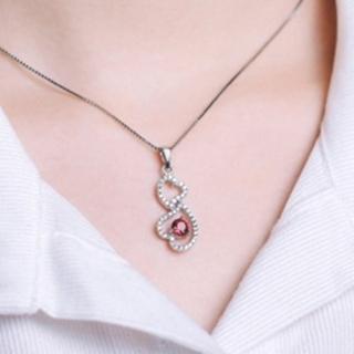 【米蘭精品】現貨+預購 項鍊鑲鑽流行銀飾品(時尚真心百搭母親節情人節生日聖誕節交換禮物73am100)