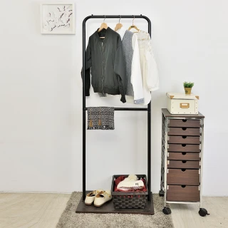 【H&R安室家】簡約工業風單桿衣架