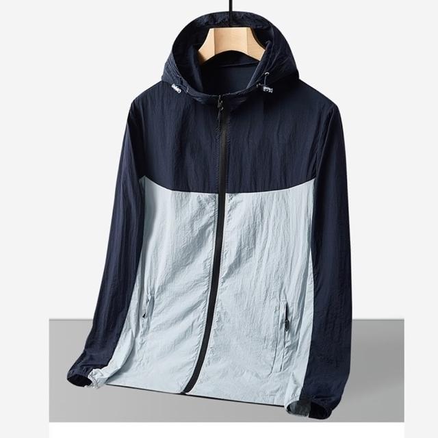 【米蘭精品】現貨+預購 防曬外套連帽夾克(冰絲輕薄透氣速乾男外套6色74ez4)