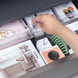 【茉家】DIY透明抽屜伸縮分隔板(1片)