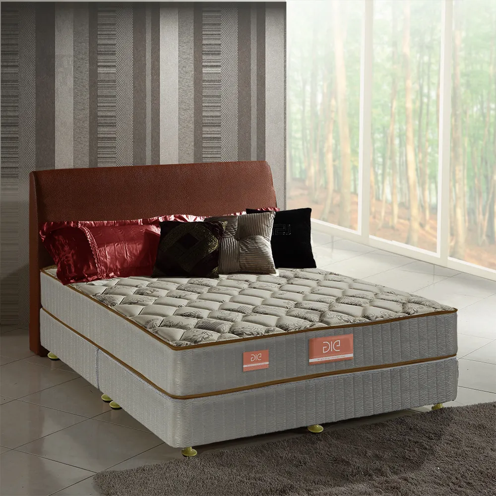 【aie享愛名床】竹碳+涼感紗+乳膠二線獨立筒床墊-雙人5尺(實惠型)