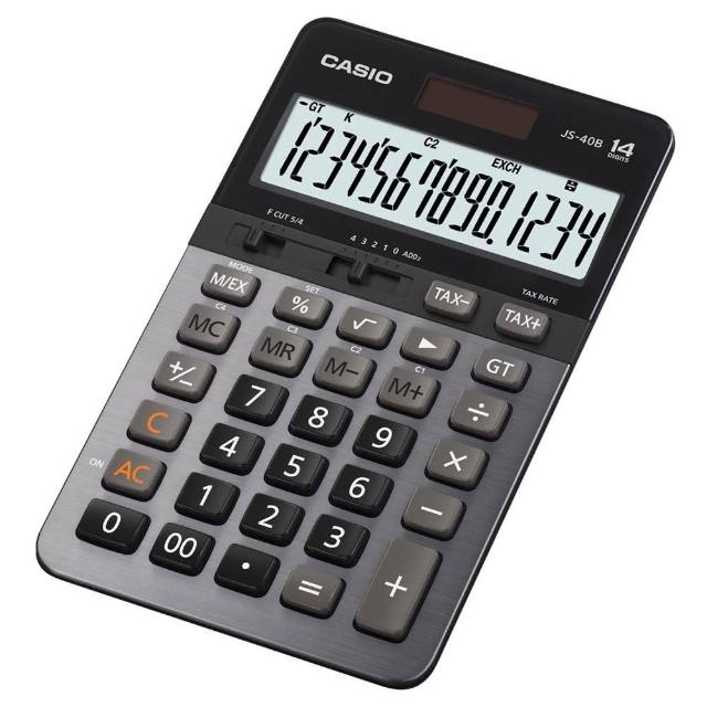 CASIO 14位數頂級輕巧型計算機 JS-40B