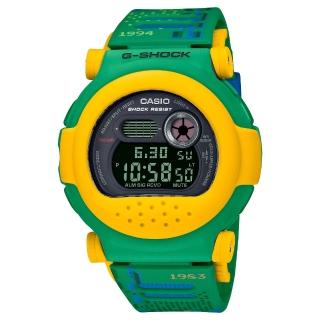 【CASIO 卡西歐】G-SHOCK復古遊戲風格電子錶(G-B001RG-3)