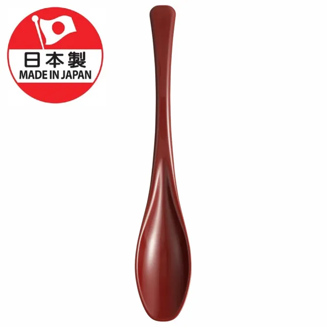 【DAIDOKORO】日本製頂級抗菌湯匙19 cm*5入 紅棕色(飯勺/桌杓/餐匙/兒童湯匙/洗碗機適用)