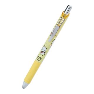 【小禮堂】帕恰狗 原子筆 黑 0.5mm Pentel EnerGel - 黃動作款(平輸品)