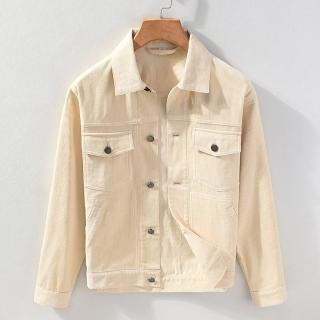 【巴黎精品】現貨+預購 工裝外套休閒夾克(日系燈芯絨寬鬆純棉男外套5色a1bv47)