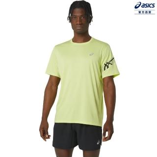 【asics 亞瑟士】ICON 短袖上衣 男款 跑步 上衣(2011C734-750)