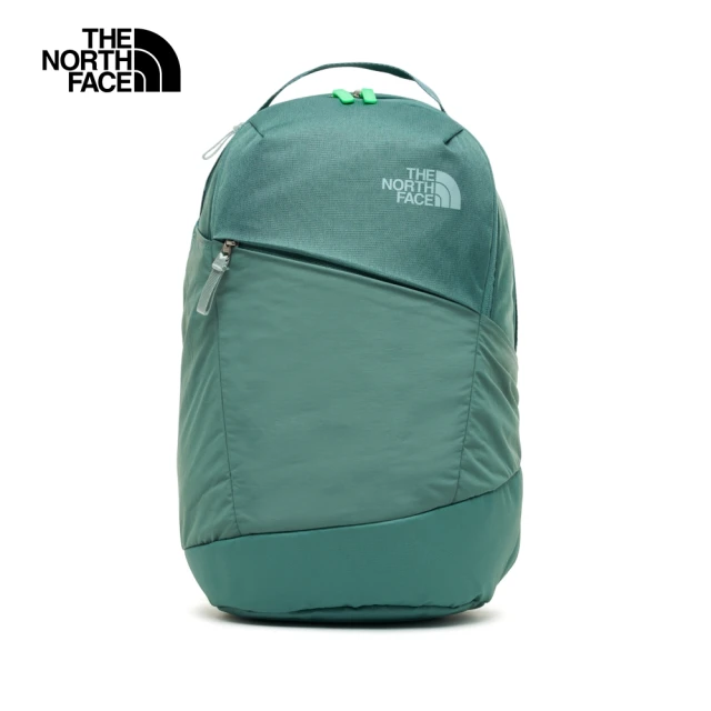 The North Face 官方旗艦 北面男女款綠色大容量多隔層後背包｜81C1OKO