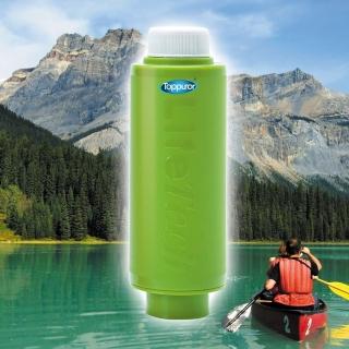 【Toppuror泰浦樂】口袋型除氯淨水器抗菌濾芯 TPR-CEF02(蘋果綠)