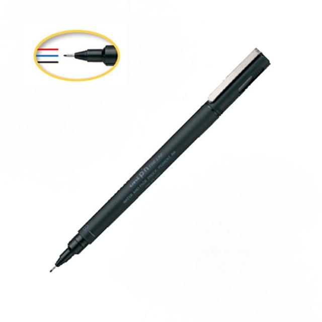 【三菱Uni】代用針筆 0.3mm 2支入/組 PIN03-200(黑/紅/藍)