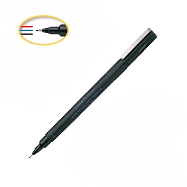【三菱Uni】代用針筆 0.4mm 2支入/組 PIN04-200(黑/紅/藍)