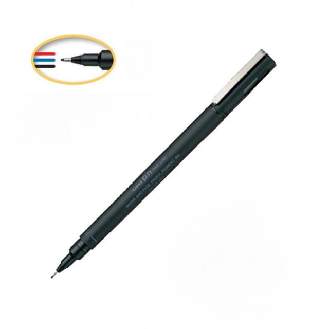 【三菱Uni】代用針筆 0.8mm 2支入/組 PIN08-200(黑/紅/藍)