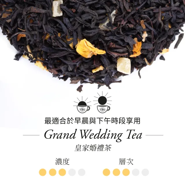 【TWG Tea】純棉茶包果醬雙享禮物組(皇家婚禮茶 15包/盒+茶香果醬口味任選)