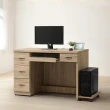 【唯熙傢俱】維拉橡木色4尺電腦桌(書桌 電腦桌 辦公桌 工作桌)