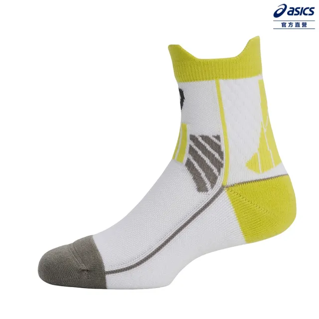 【asics 亞瑟士】籃球短筒襪 男女中性款  籃球 配件(3063A066-100)