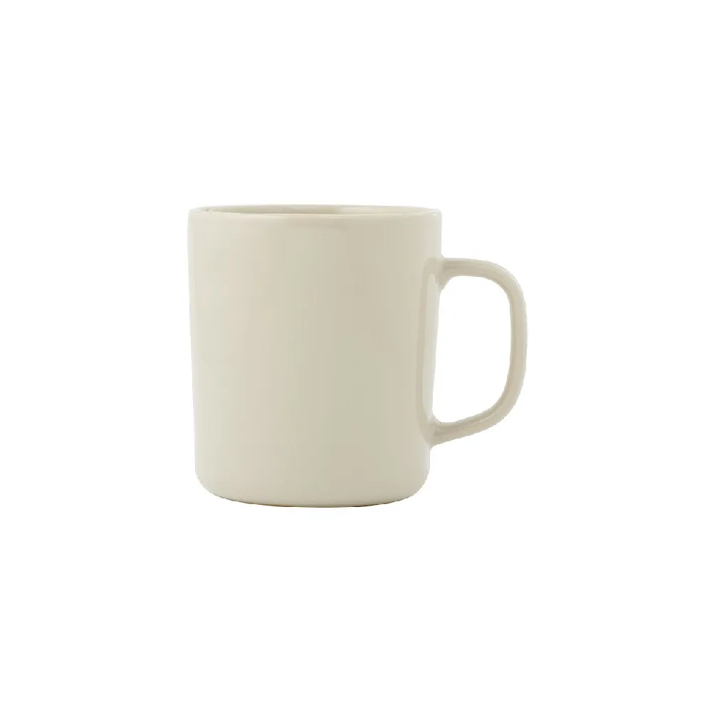 【MUJI 無印良品】炻器馬克杯/500ml/灰米 500ml