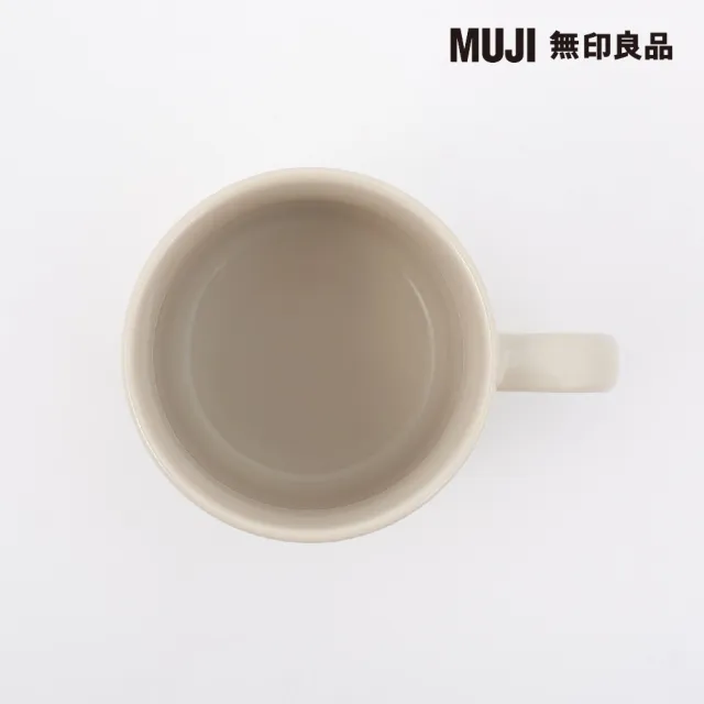 【MUJI 無印良品】炻器馬克杯/500ml/灰米 500ml