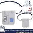 【Kusuguru Japan】日本眼鏡貓 斜背包 多口袋造型配色可拆式多功能腰包 NEKOZAWA貓澤系列 附贈造型別針