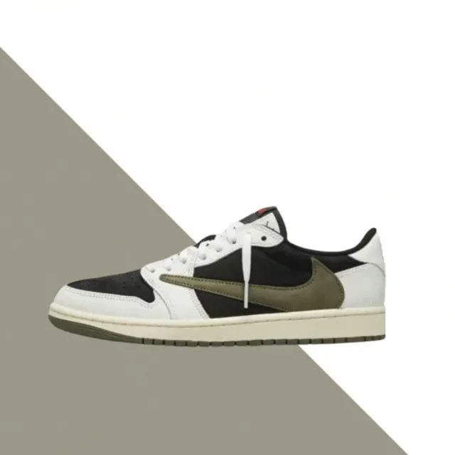 NIKE 耐吉】休閒鞋Travis Scott Air Jordan 1 Low OG WMNS Olive 聯名