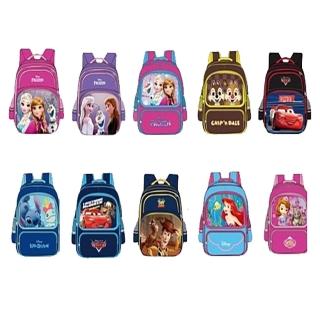 【SNOW.bagshop】奇奇蒂蒂.冰雪奇緣.CARS.史迪奇.人魚公主(小公主.玩具總動員後背書包)