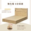 【IHouse】品田 房間4件組 單大3.5尺(床頭箱+6分底+床頭櫃+衣櫃)
