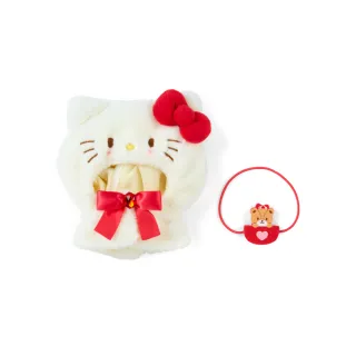 【SANRIO 三麗鷗】玩偶專用斗篷 造型玩偶裝 附小包 Hello Kitty