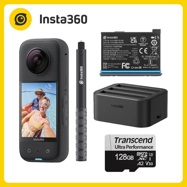 Insta360】ONE X3 活力外出組全景防抖相機(公司貨) - momo購物網- 好評