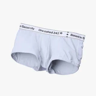 【Uncoated 247】LOW RISE 沁涼運動平口內褲 v2 冰河灰(輕薄親膚 透氣舒適)