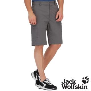 【Jack wolfskin 飛狼】男 百搭多口袋快乾休閒短褲(深灰)