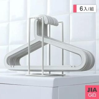 【JIAGO】桌面衣架收納架(6入組)