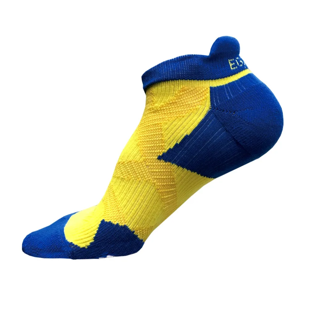 【EGXtech】強化穩定壓縮踝襪 2X系列(黃藍2雙入)