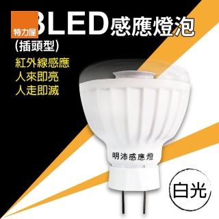 【特力屋】23LED感應燈泡 插頭-正白光