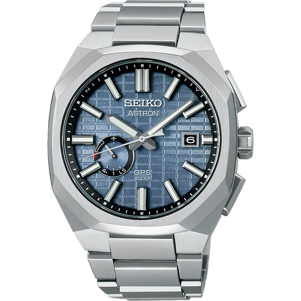 SEIKO 精工】官方授權ASTRON 廣告款太陽能GPS鈦金屬八角形腕錶SSJ013J1 