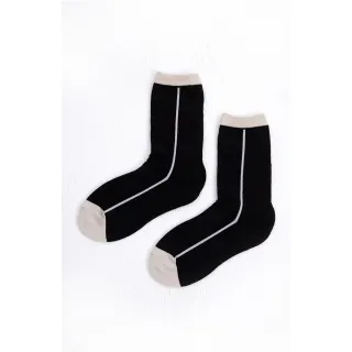 【蒂巴蕾】守護抗菌中統直角襪-LOVE 愛 中筒襪(台灣製 設計款襪子 穿搭襪 交換禮物 聖誕禮物 聖誕節)