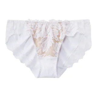 【aimerfeel】蕾絲 三角內褲 -白色(192321-W)