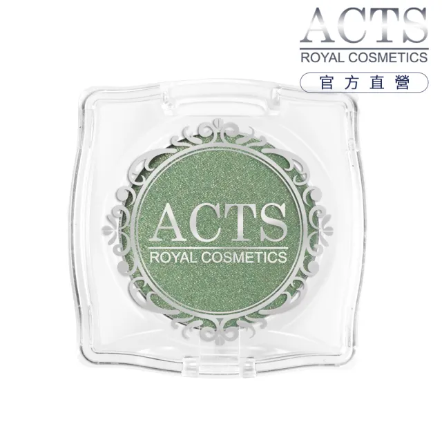 【ACTS 維詩彩妝】細緻珠光眼影 珠光軍綠4406