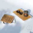 【Chill Outdoor】儲水式 長方形小茶盤(泡茶盤 竹茶盤 茶盤托盤 木茶盤)