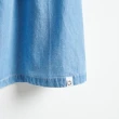 【SOMETHING】女裝 洋裝式剪裁短袖上衣(拔淺藍)