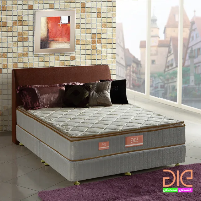 【aie享愛名床】竹碳+羊毛+記憶膠真三線彈簧床墊-雙人5尺(實惠型)