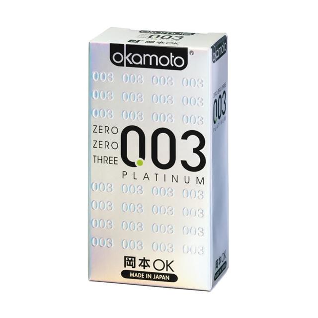 【Okamoto岡本】003極薄PLATINUM白金保險套6入/盒