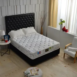 【A+愛家】SA服貼+德國銀離子涼感抗菌除臭(強化獨立筒床墊-雙人加大6尺 麵包床)