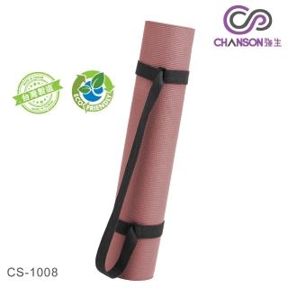 【強生CHANSON】ECO瑜珈運動墊 粉色 厚度6mm(CS-1008 臺灣製造 環保)