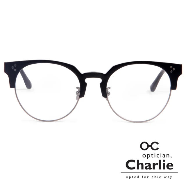 Optician Charlie 韓國亞洲專利光學眼鏡RV系列(簡約黑 RV BK)