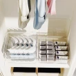 【Dagebeno荷生活】透明分格貼身衣物整理收納盒 衣櫃櫥櫃雜物掀蓋式整理盒(16格款1入)