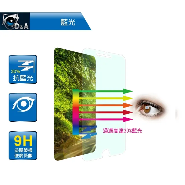 【D&A】ASUS ZenFone Live / ZB501KL日本9H抗藍光疏油疏水增豔螢幕貼